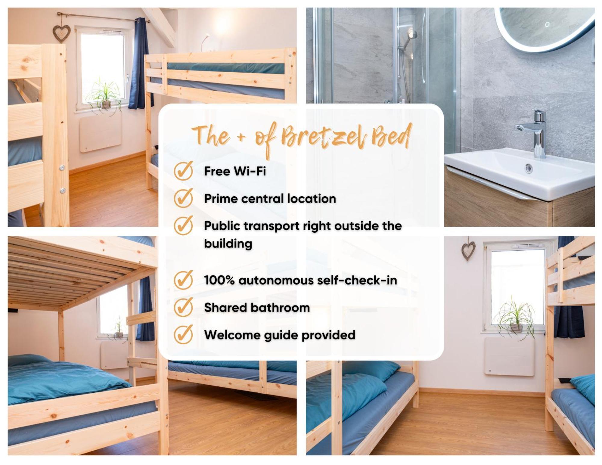 Bretzel Bed Petite Venise Bed In Shared Center Wi-fi Colmar